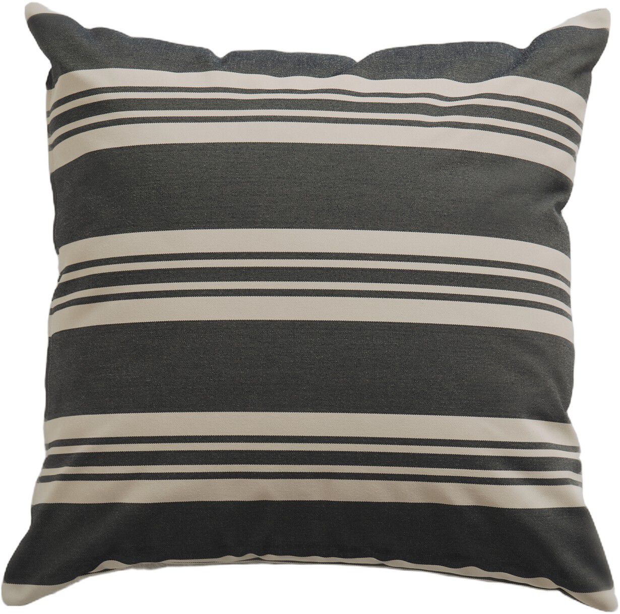 Fossflakes utomhuskudde 50x50 cm. M&ouml;rkbl&aring; randig