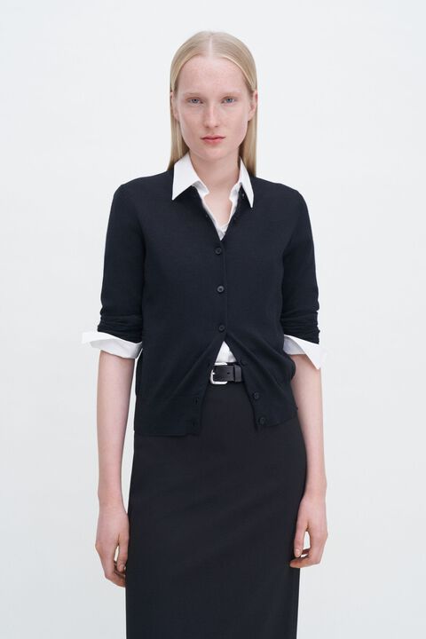 Merino Short Cardigan