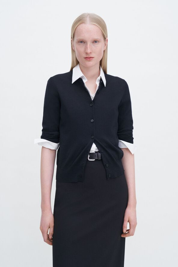 Merino Short Cardigan