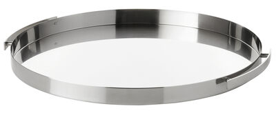 Arne Jacobsen serveringsbakke Ø 33,5 cm steel