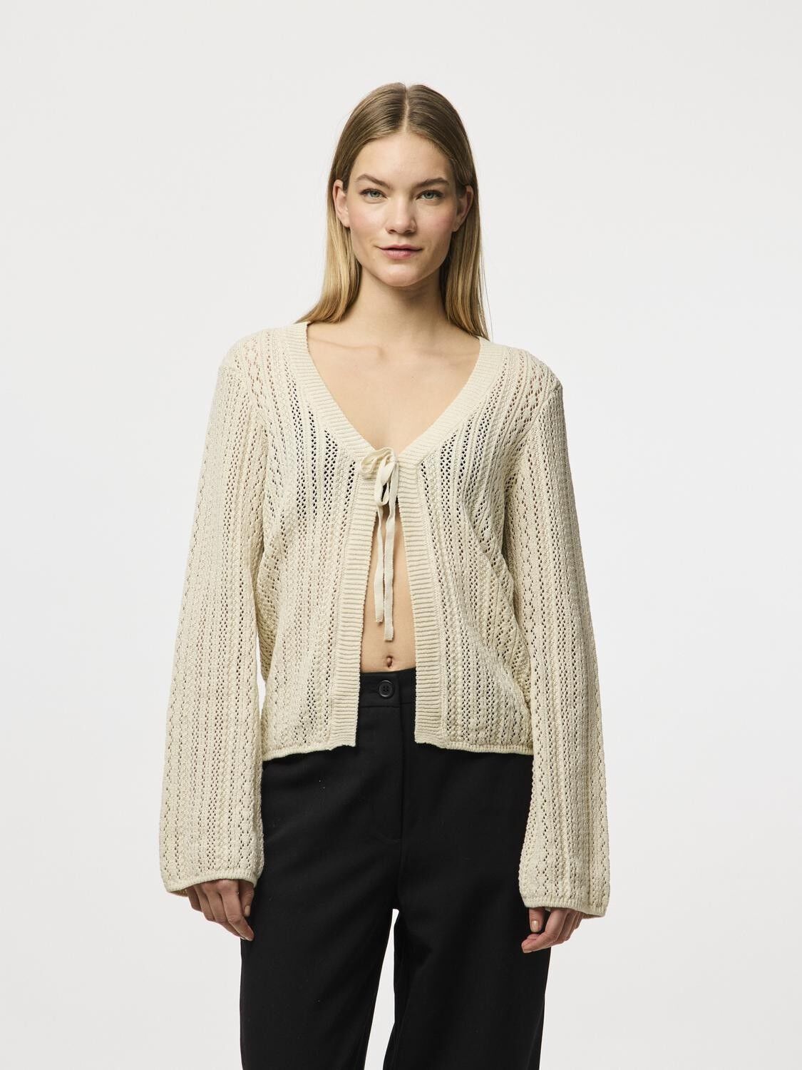 PCNUKA LS KNIT CARDIGAN NOOS BC