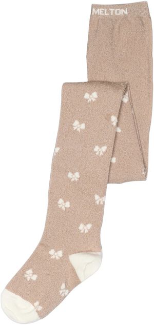 Bow glitter tights