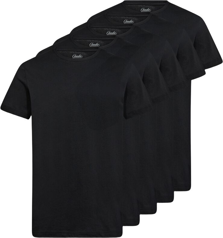 Claudio 5-pack t-shirt cotton