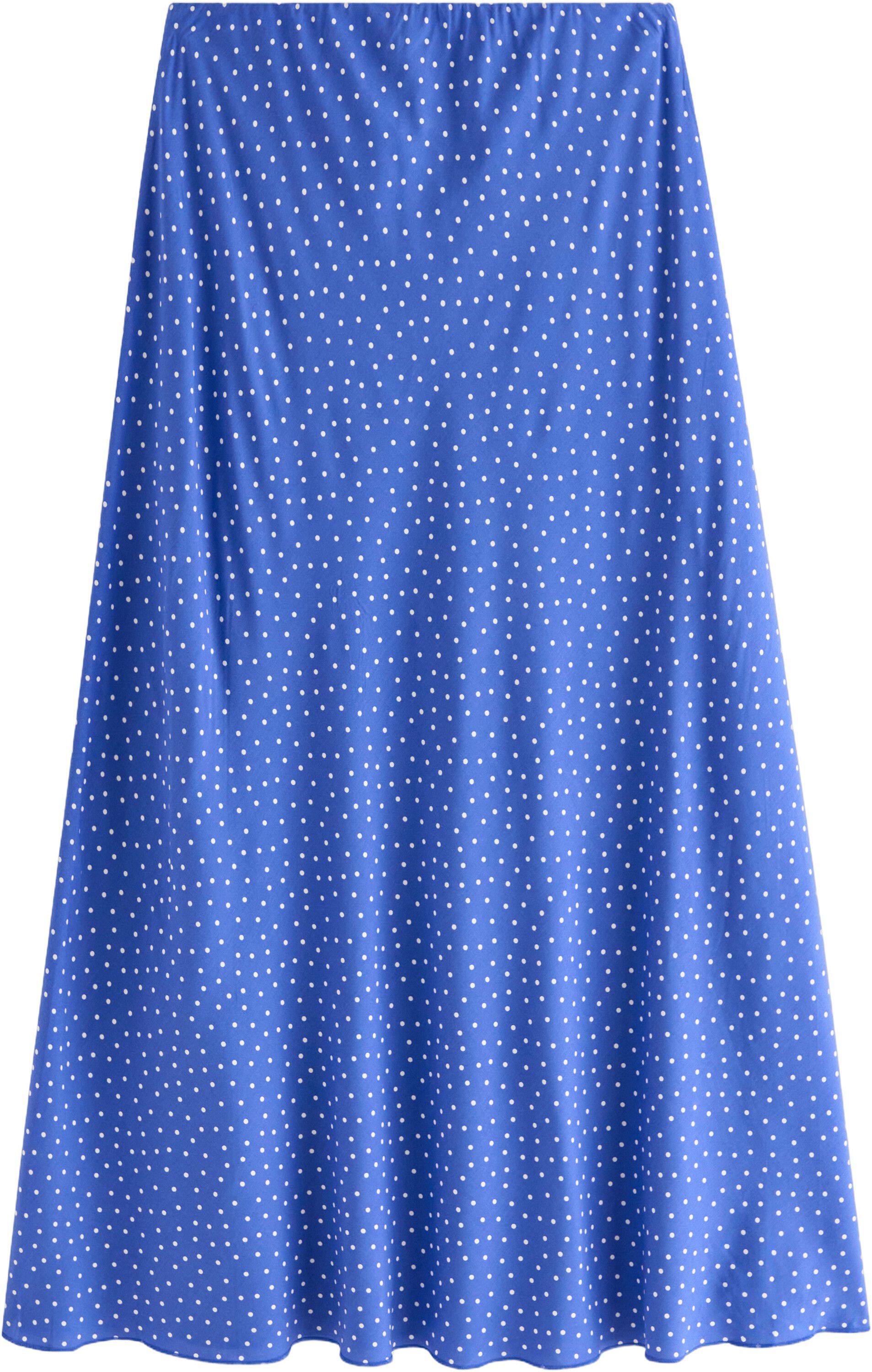 Woven maxi skirt in viscose with a