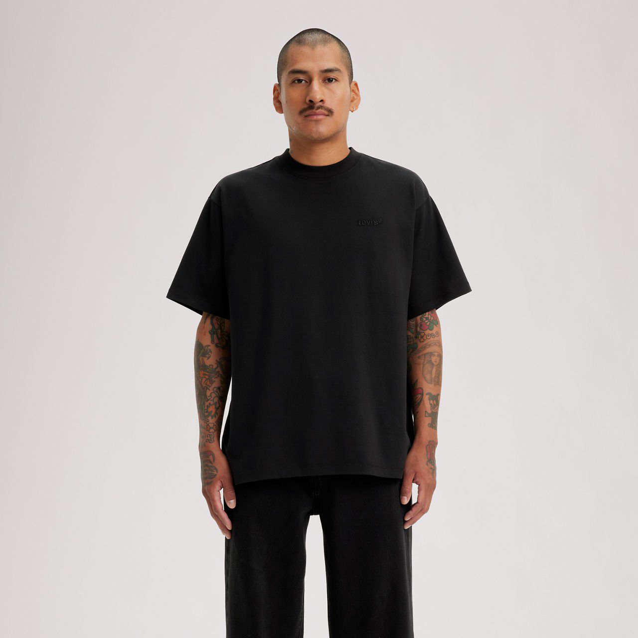 RED TAB VINTAGE TEE WHITE +