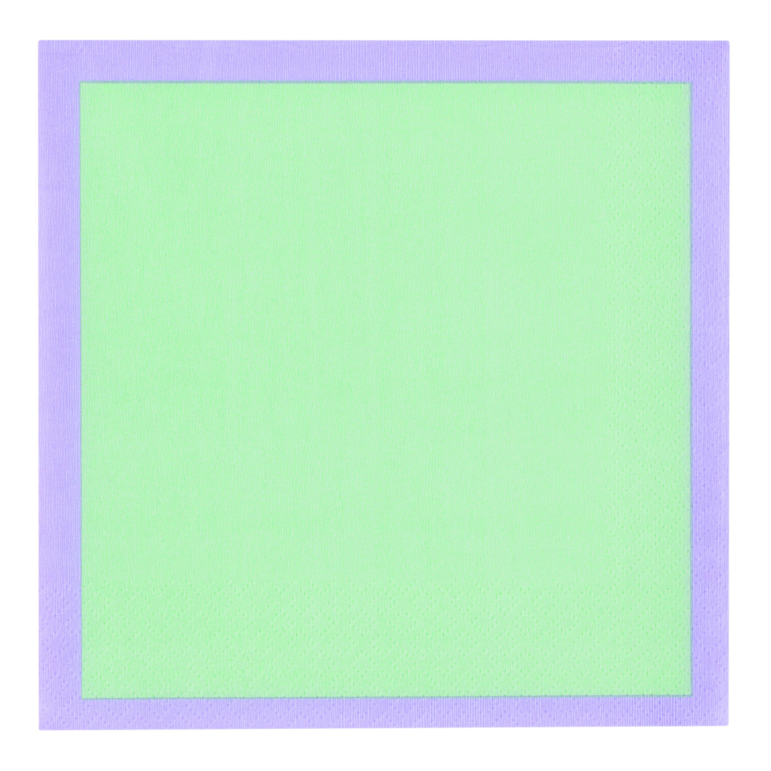 Play papirserviet 33x33cm mint-lilla