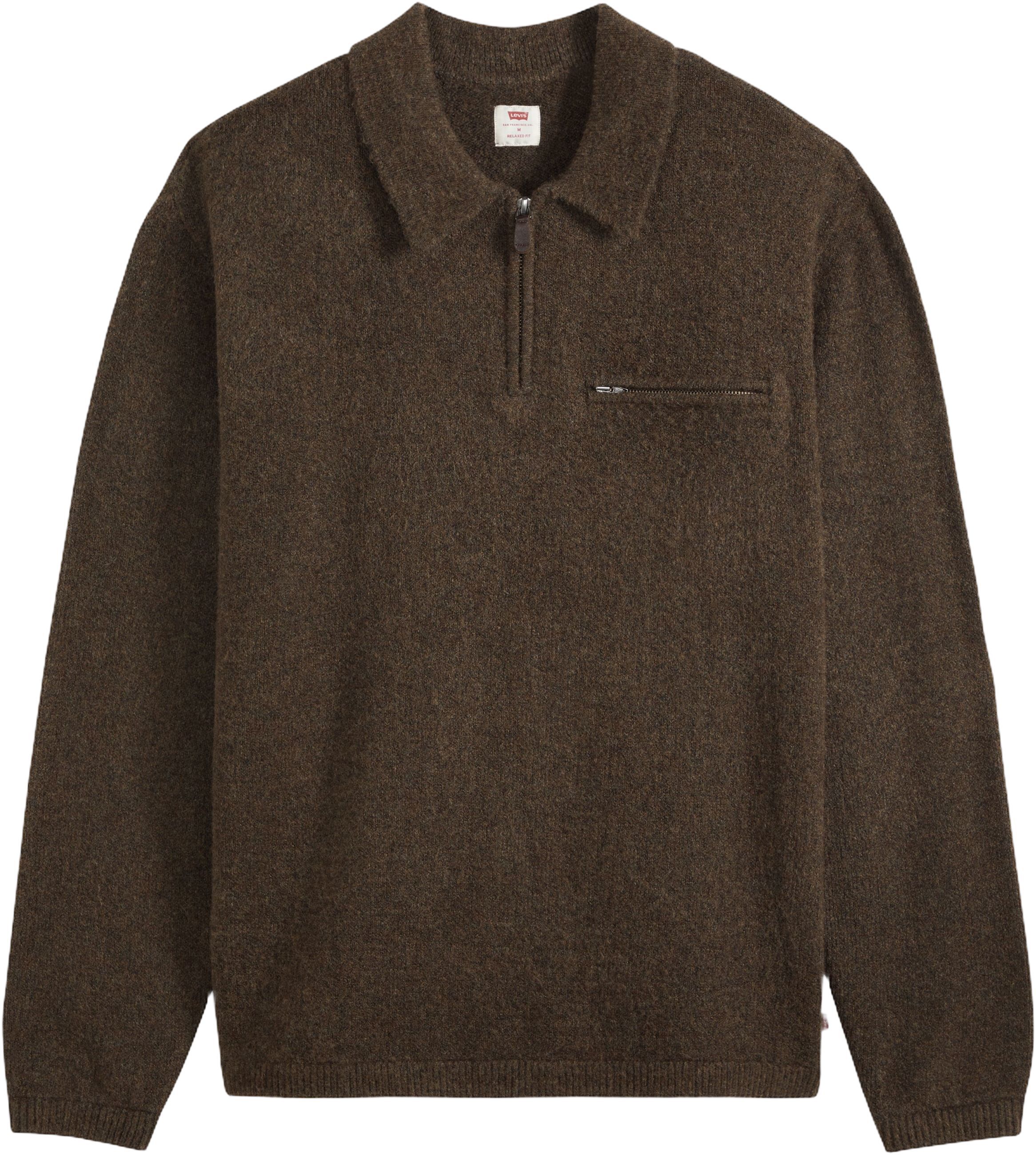 BOULDER QUARTER ZIP HOT FUDGE