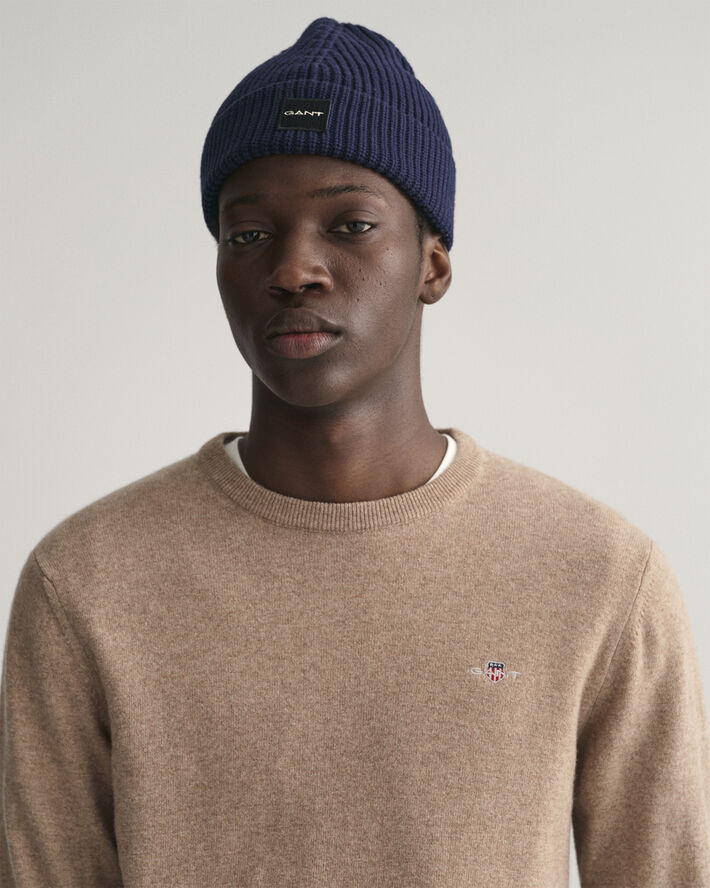 SUPERFINE LAMBSWOOL C-NECK