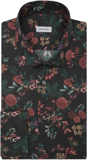Business shirt Regular 1/1 Kent-Collar Floral