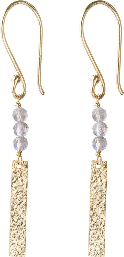 Bar Labradorite Earrings GP