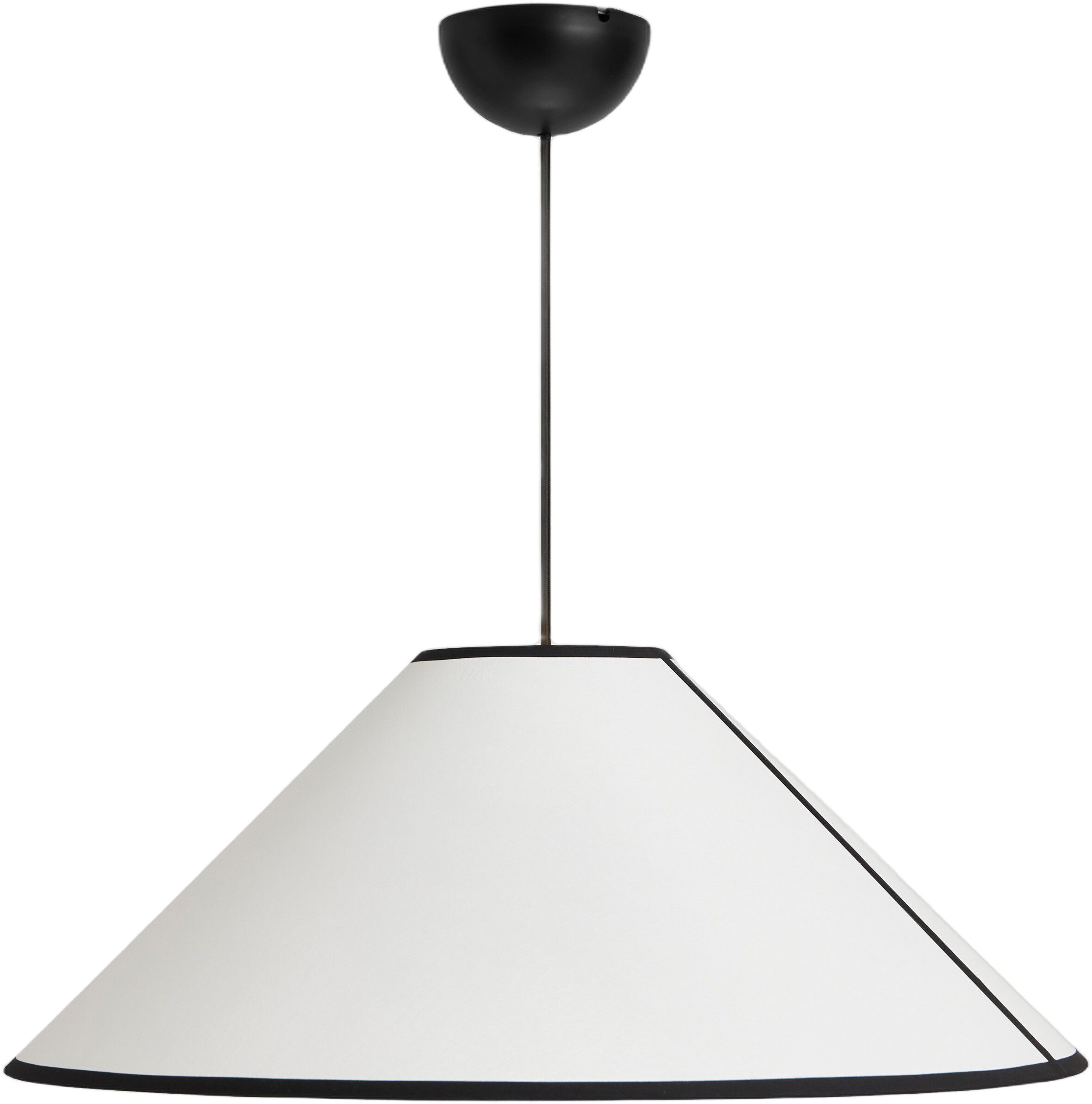 Ava Cone Pendant-600-White