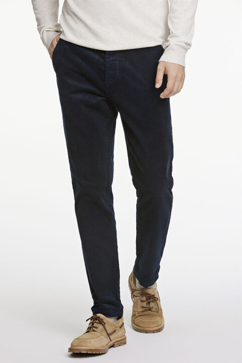 Cropped corduroy pants