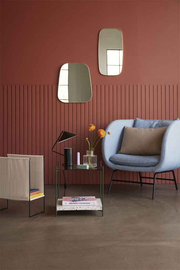 String Magazine Holder Black/White