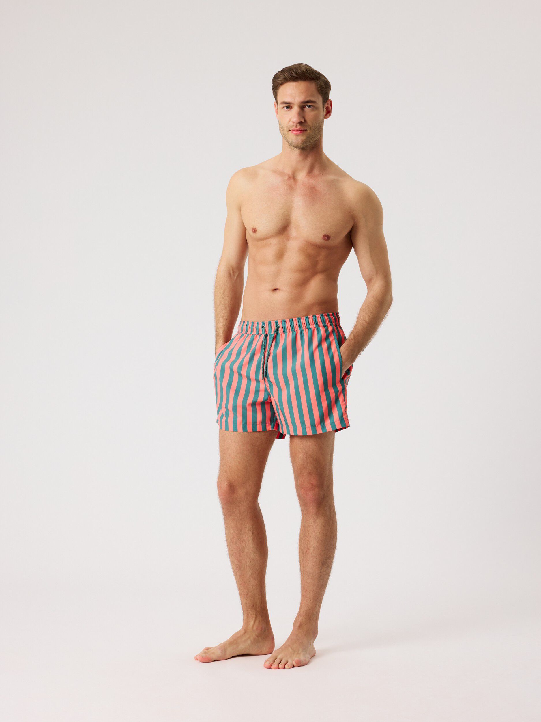 BORG PRINT SWIM SHORTS