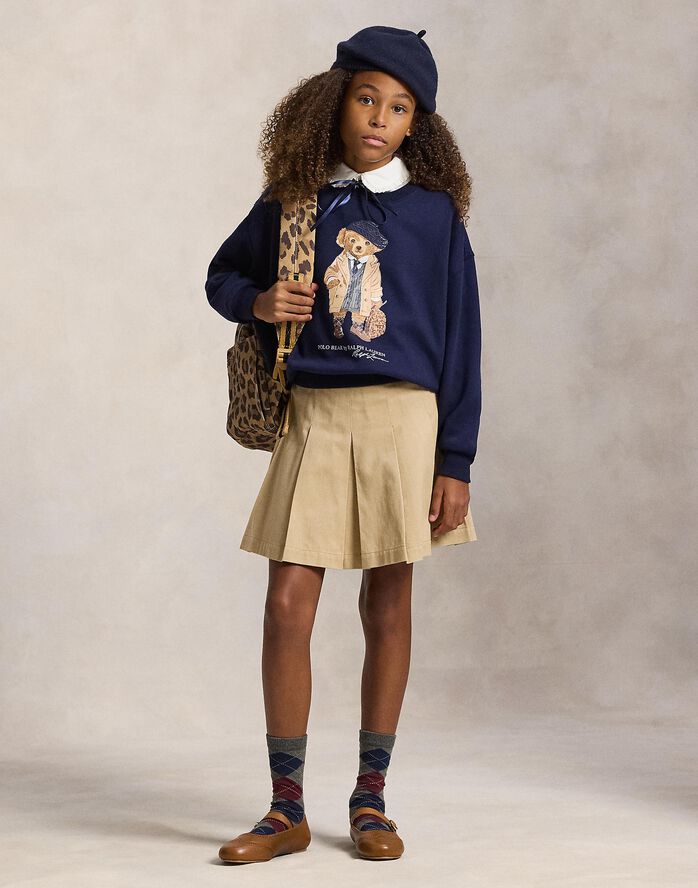 Polo Bear Fleece Boxy Sweatshirt