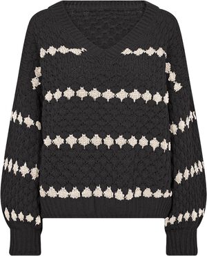 Bano Blouse stripe knit