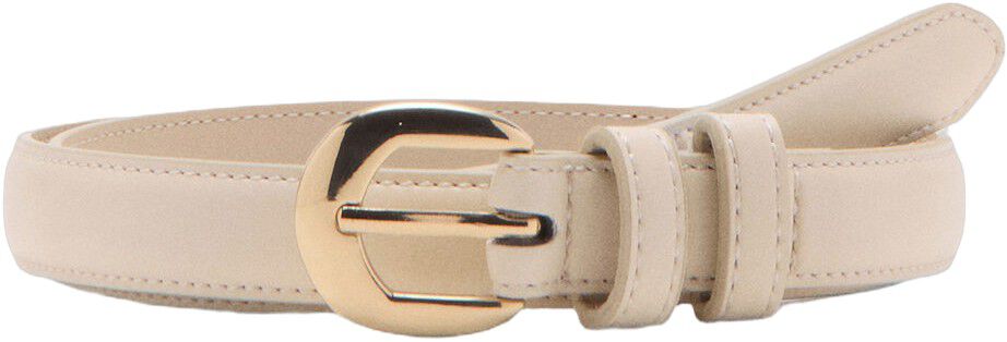 Buckle skinny belt