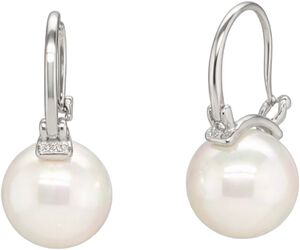 Alexandra Pearl Earrings - Silver