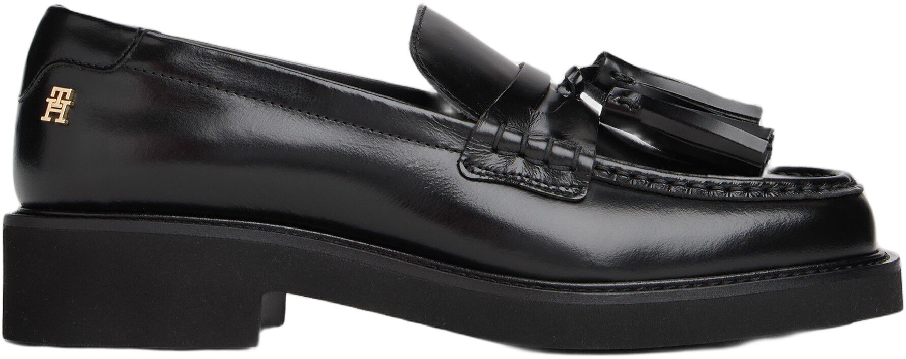 TASSEL SQUARISH TOE LTHR LOAFER