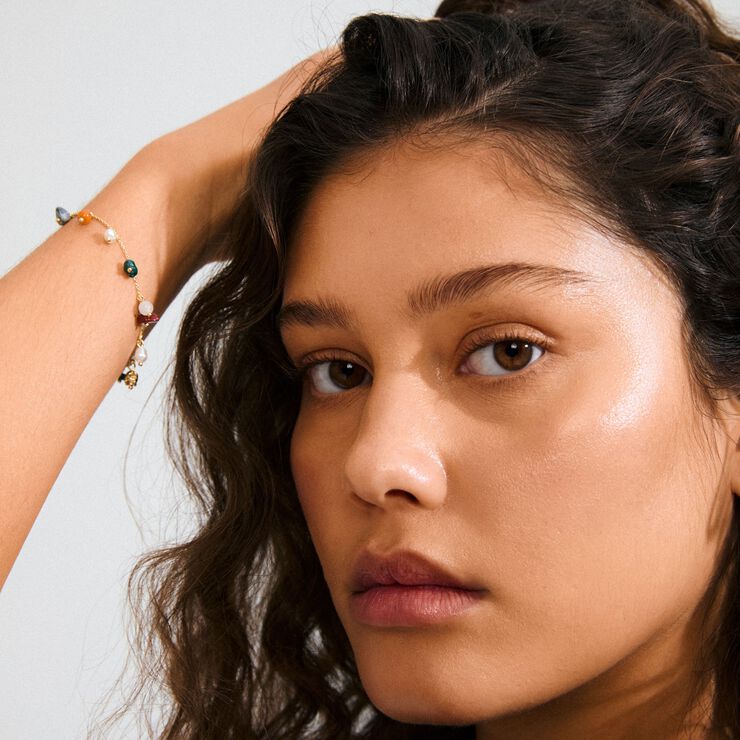 BETWEEN bracelet gold-plated