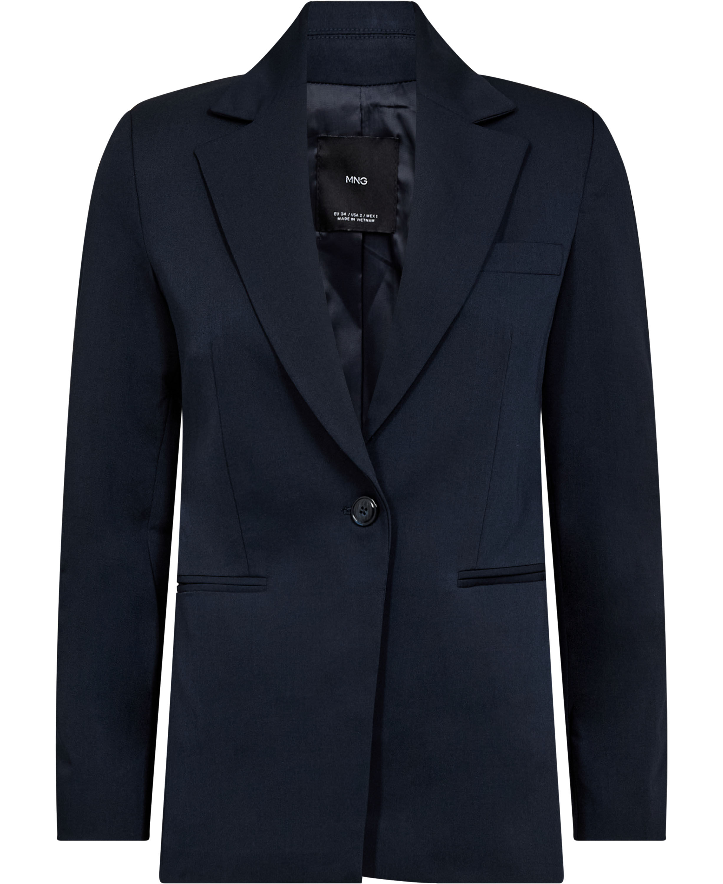 Fitted suit jacket