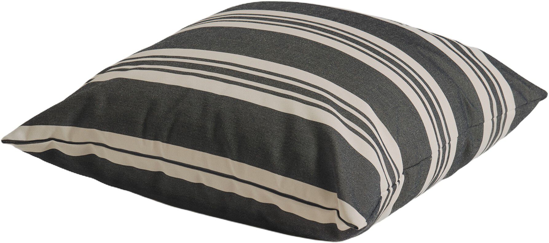 Fossflakes utomhuskudde 50x50 cm. M&ouml;rkbl&aring; randig