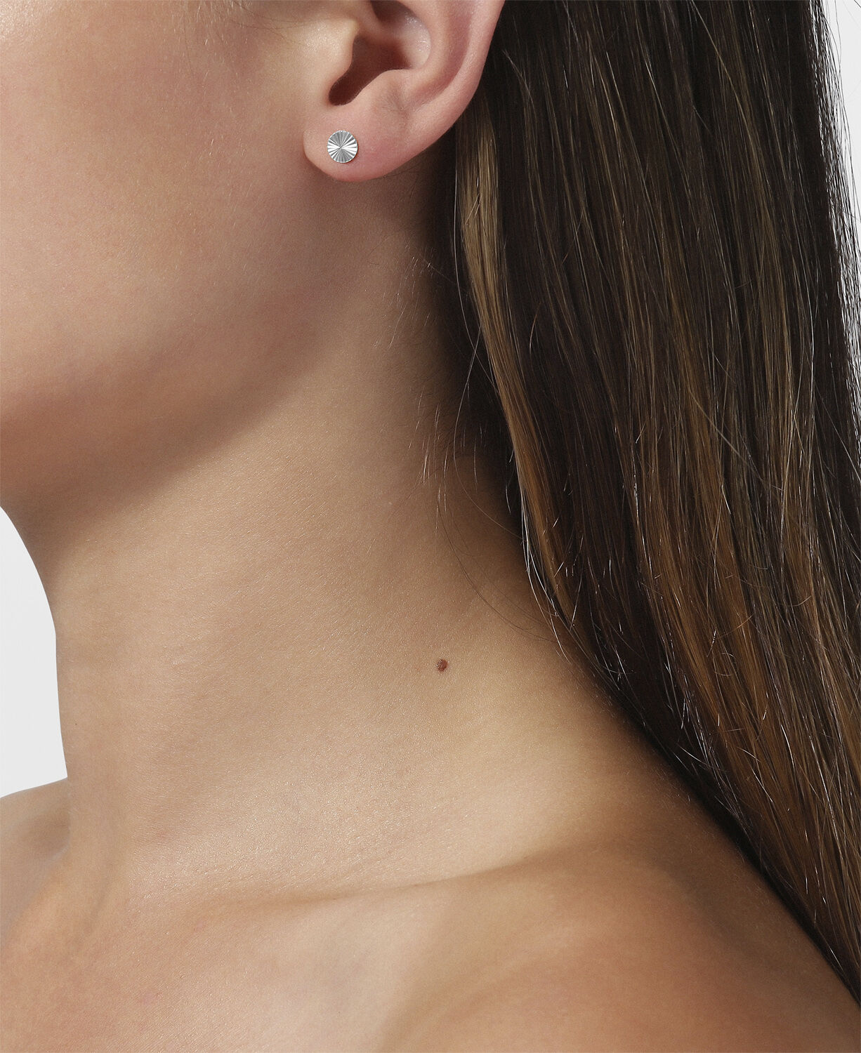 Reflection Lightning Stud, sterling silver