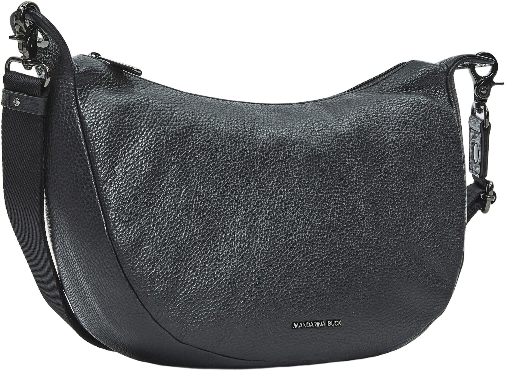 MELLOW LEATHER HOBO / NERO