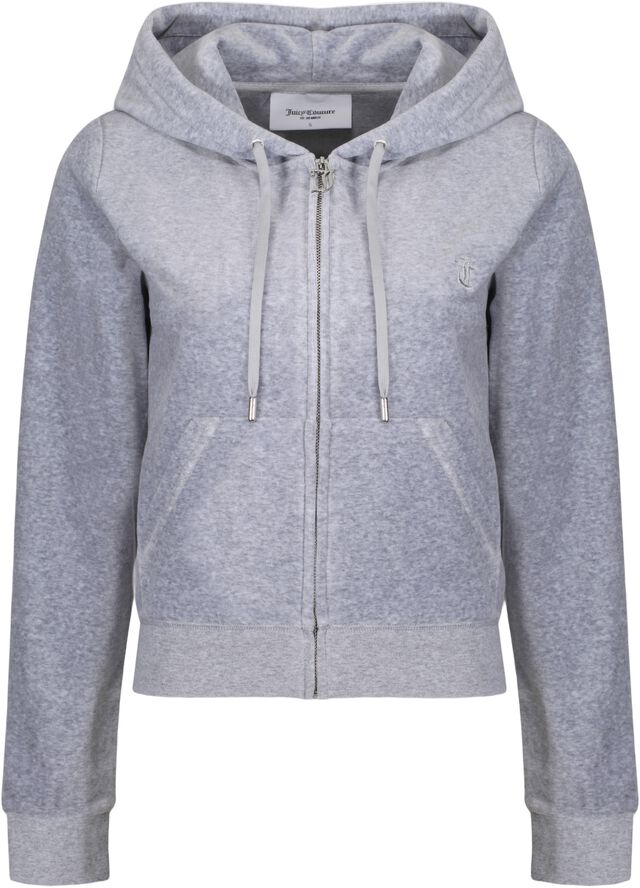 Robertson Classic Velour Zip Trough Hoodie