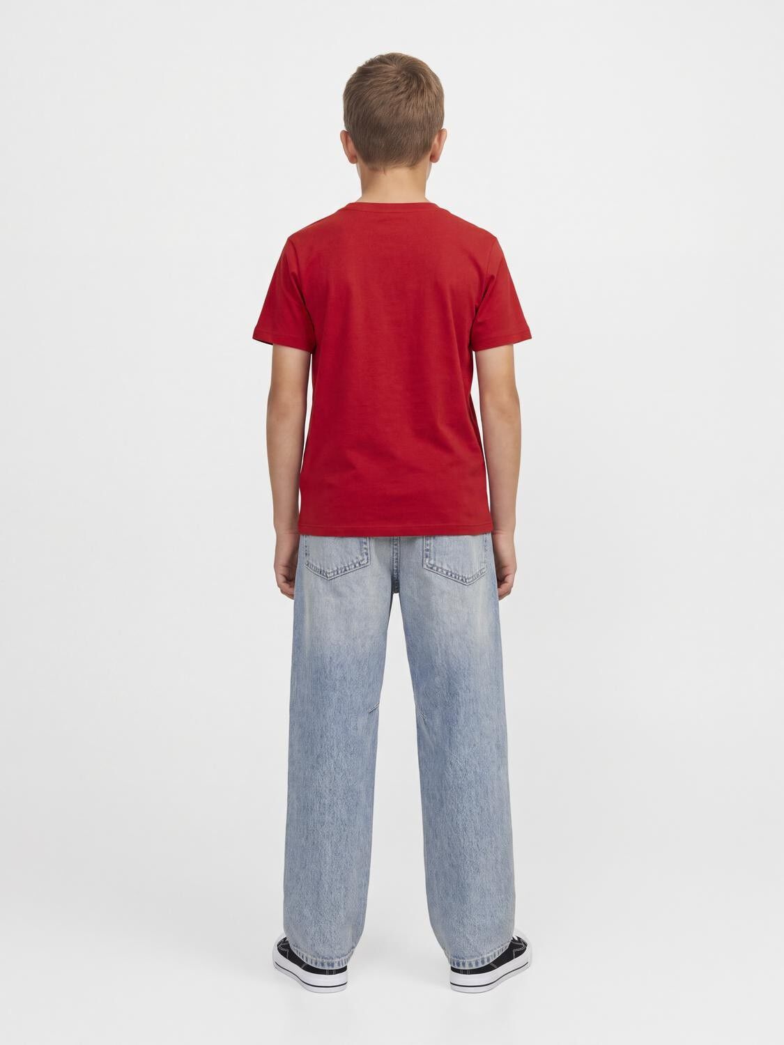 Jjxmas Fun Tee Ss Crew Neck Jnr
