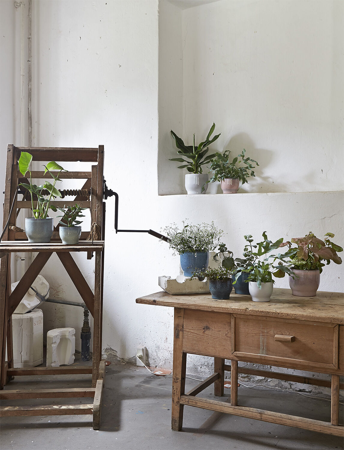 Ytterkrukor, vit, &Oslash; 12,5 cm