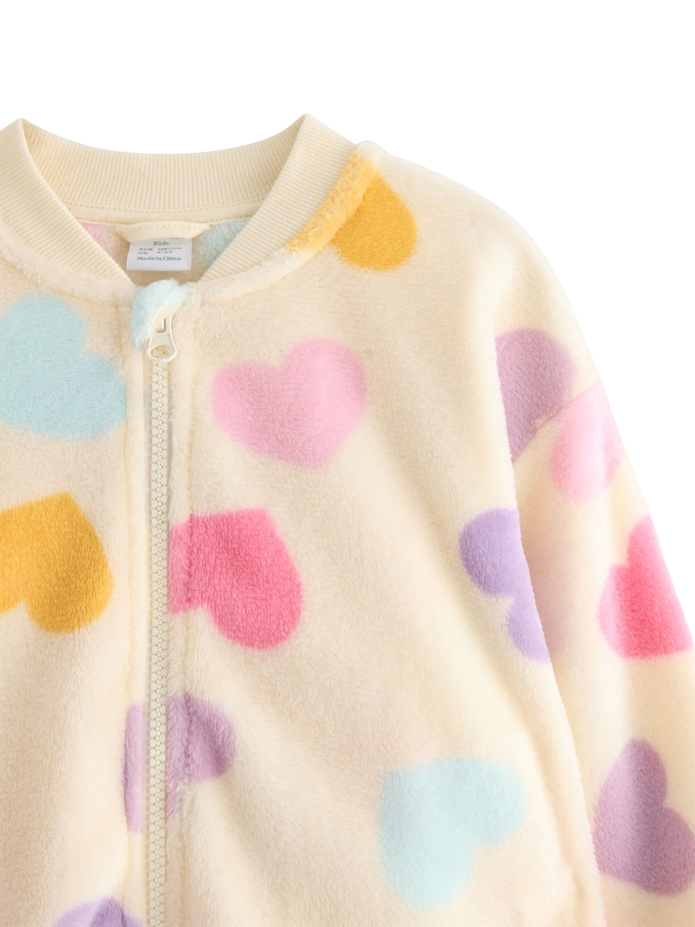 Soft and cosy fleece jacket with zi