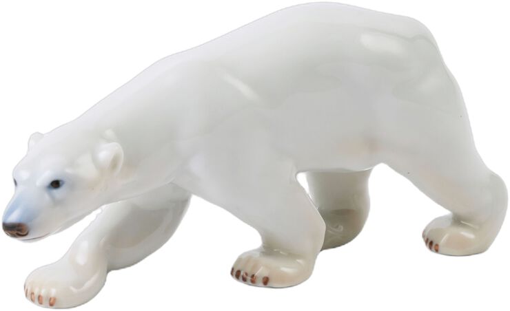 Figurer miniature isbjørn, 6 cm