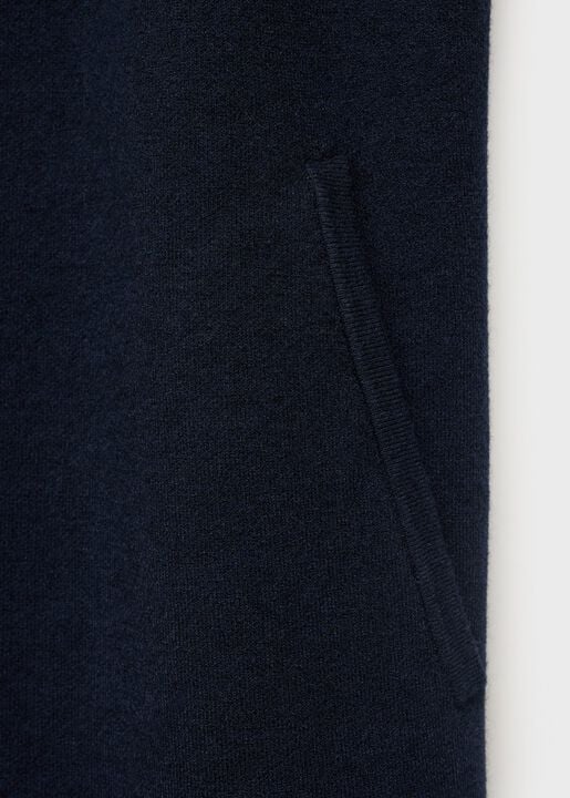 Knitted long coat