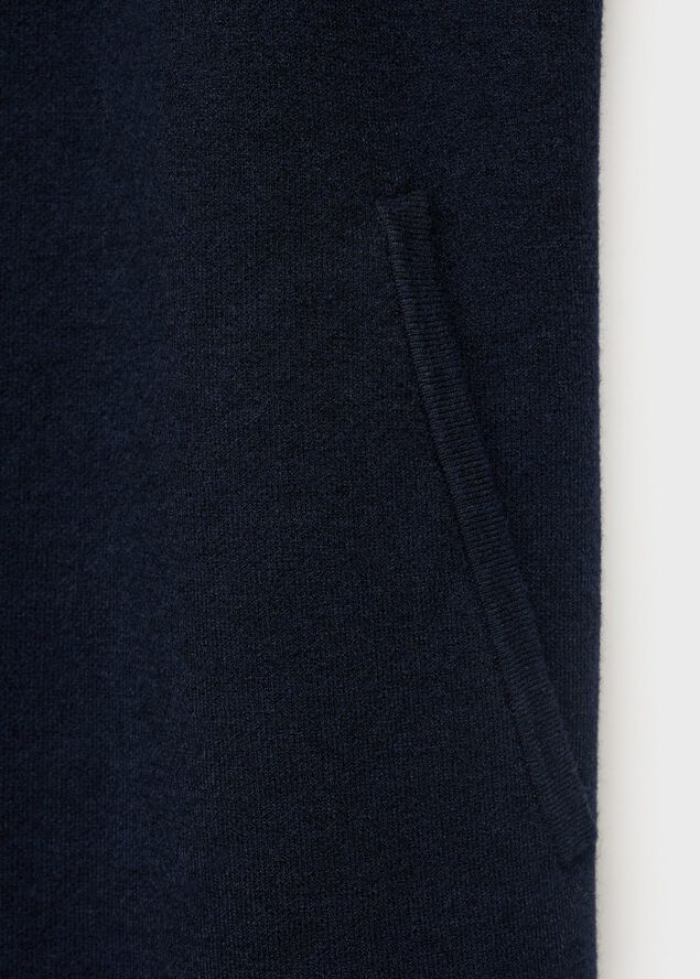 Knitted long coat