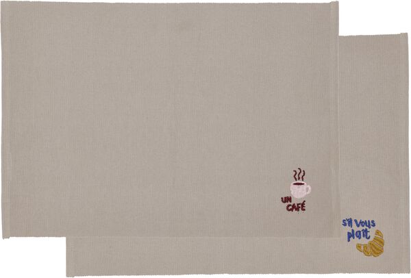 Bordstablett 33x48 Bistro 2 st Coffee brown