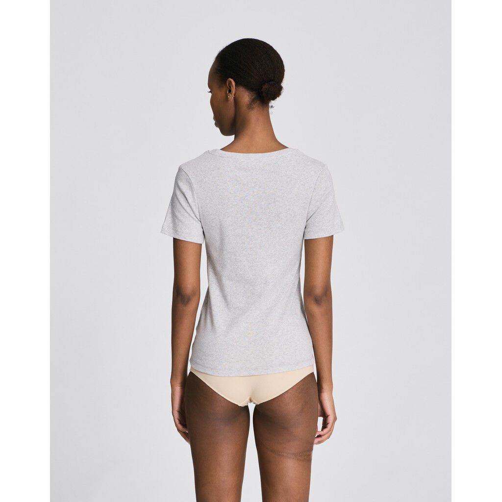 Trille Cotton Top 1x1 Rib Tee GOTS