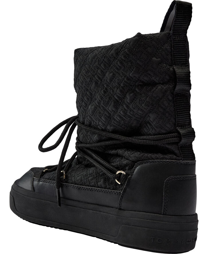 LACE-UP MONOGRAM SNOWBOOT