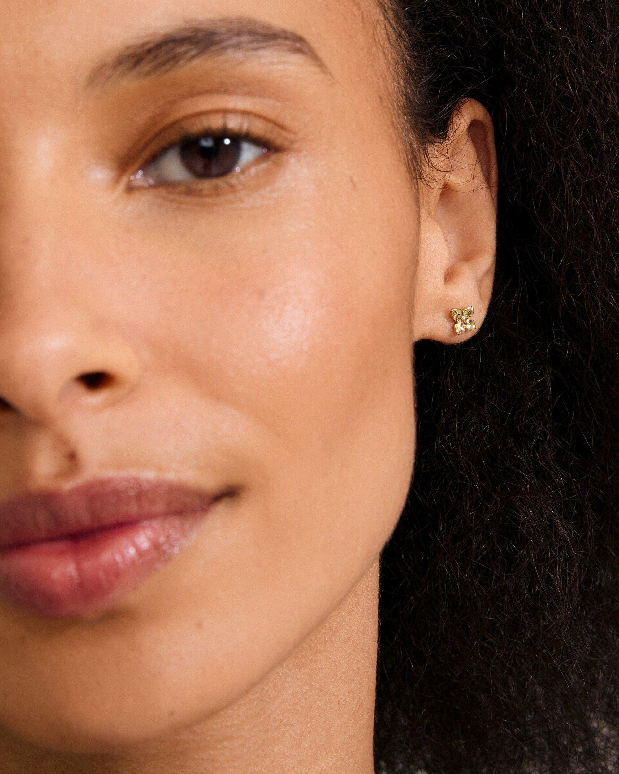 SANINE gift set, rings & earstuds, gold-plated