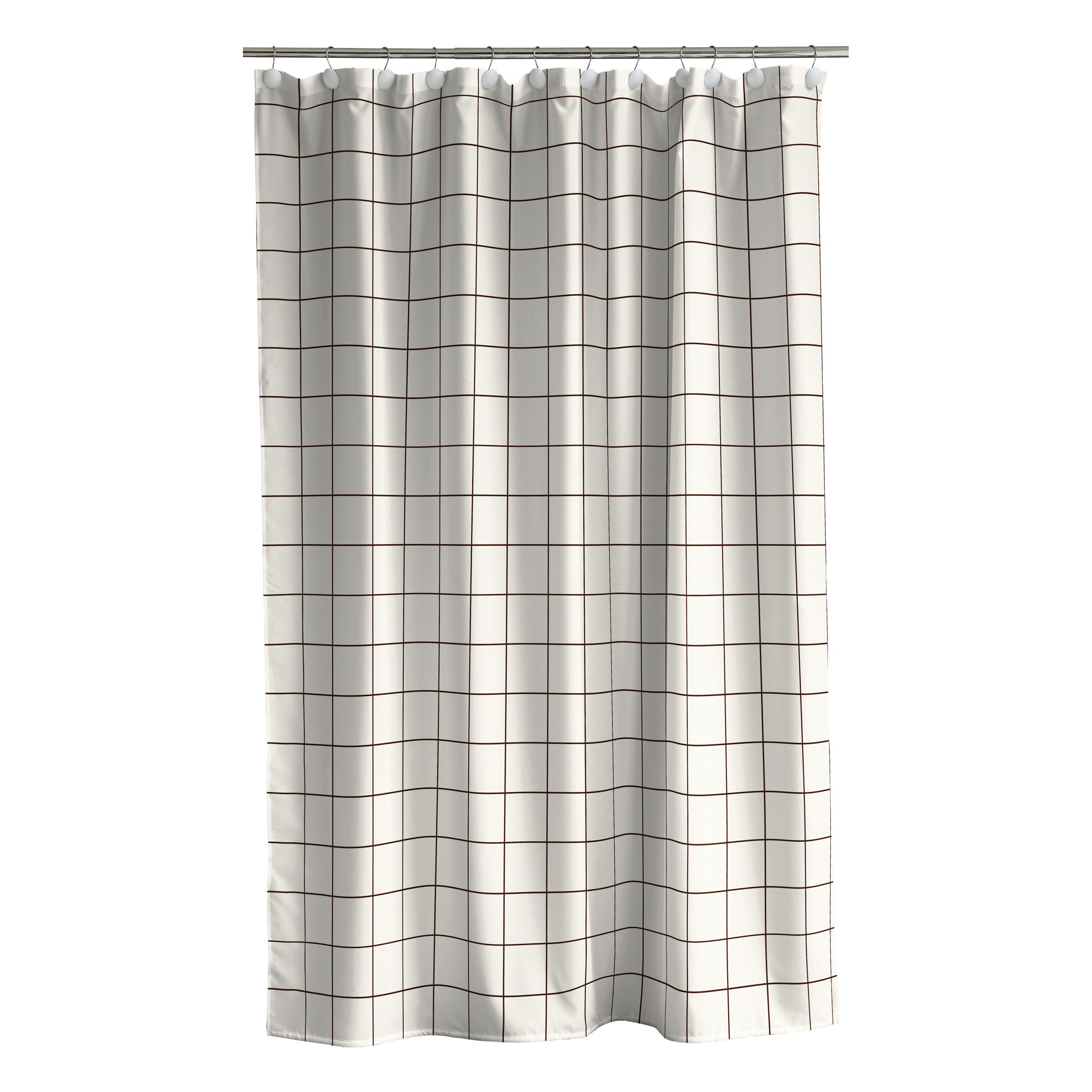 Duschdraperi 180x220 Vista Offwhite