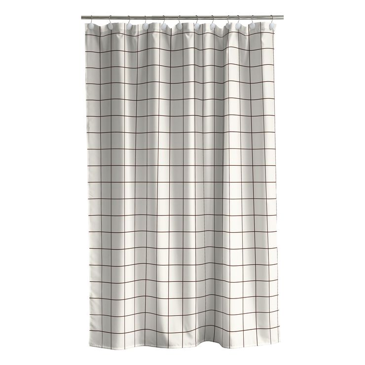 Duschdraperi 180x220 Vista Offwhite