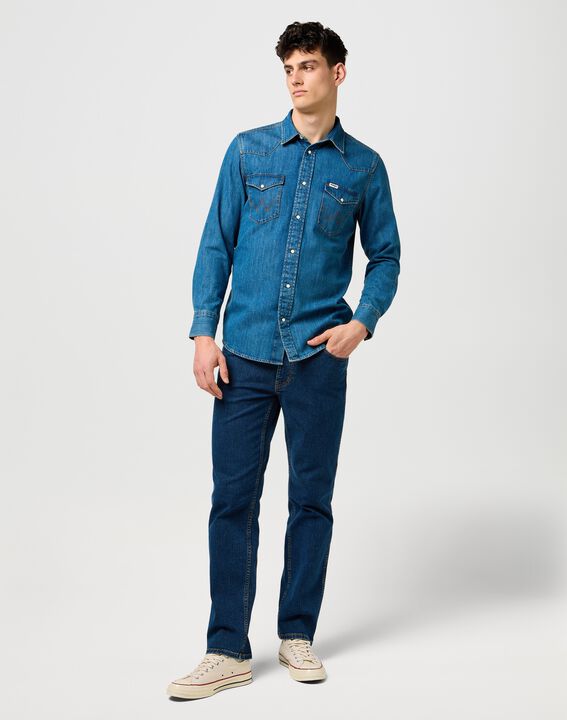 WESTERN SHIRT OLIVE BREEZE