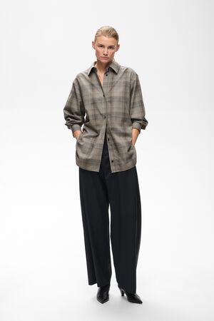 CHECKIEIW SHIRT JACKET