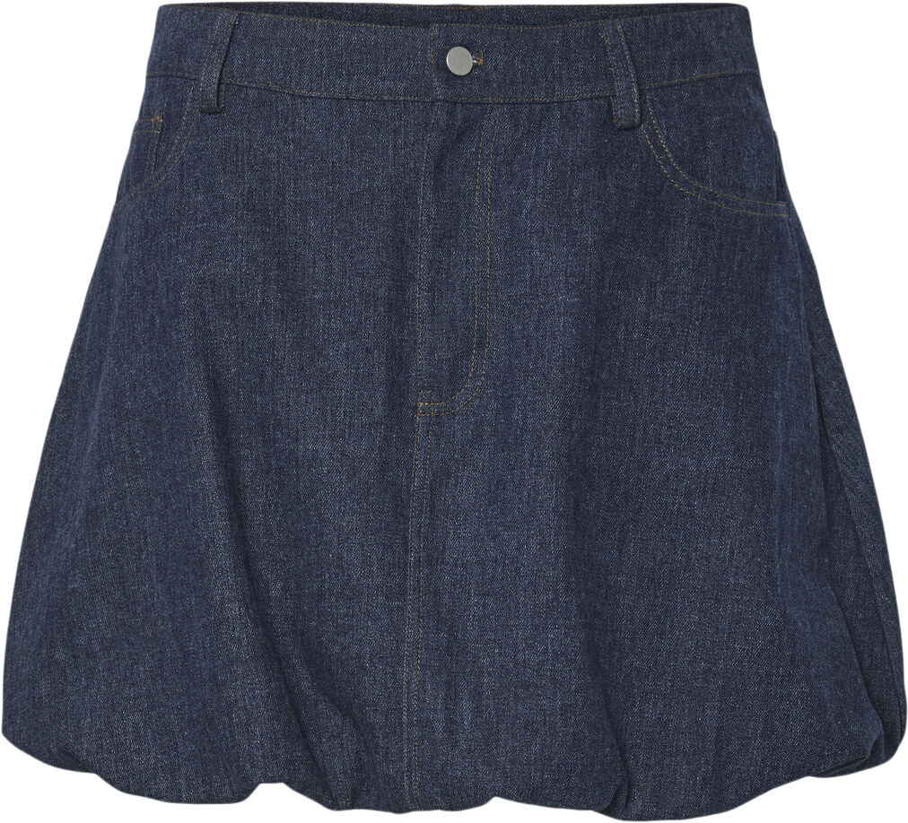 PCJABIA MW SHORT BALLOON DENIM SKIR