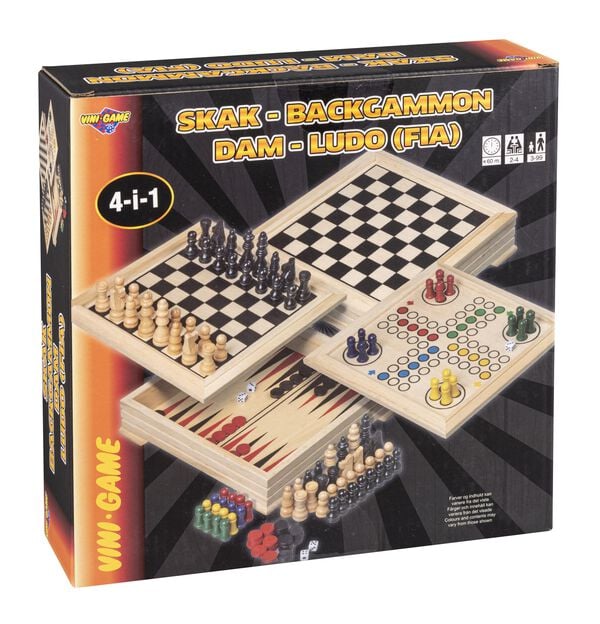 VINI 4 I 1 TRÆSPIL mREGLER