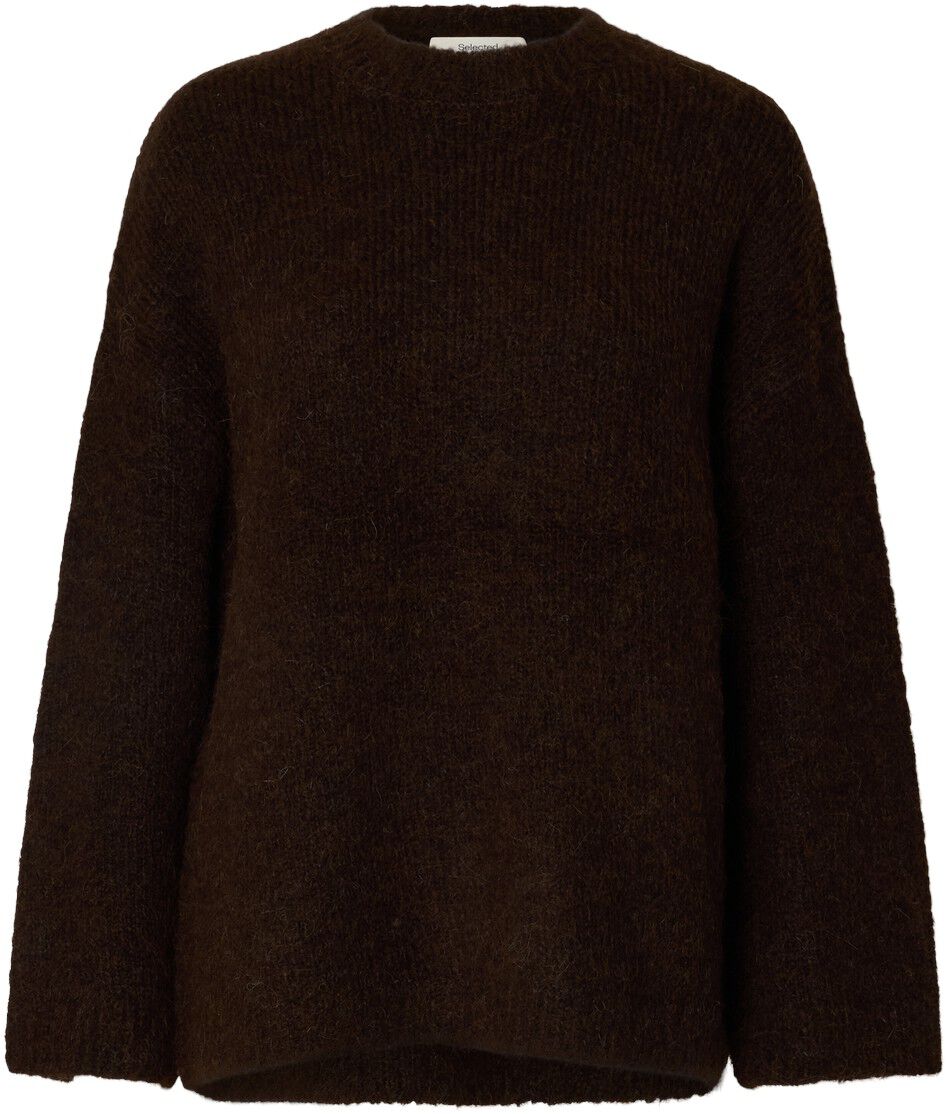 Slfgabriella Ls Knit New O-Neck Noos