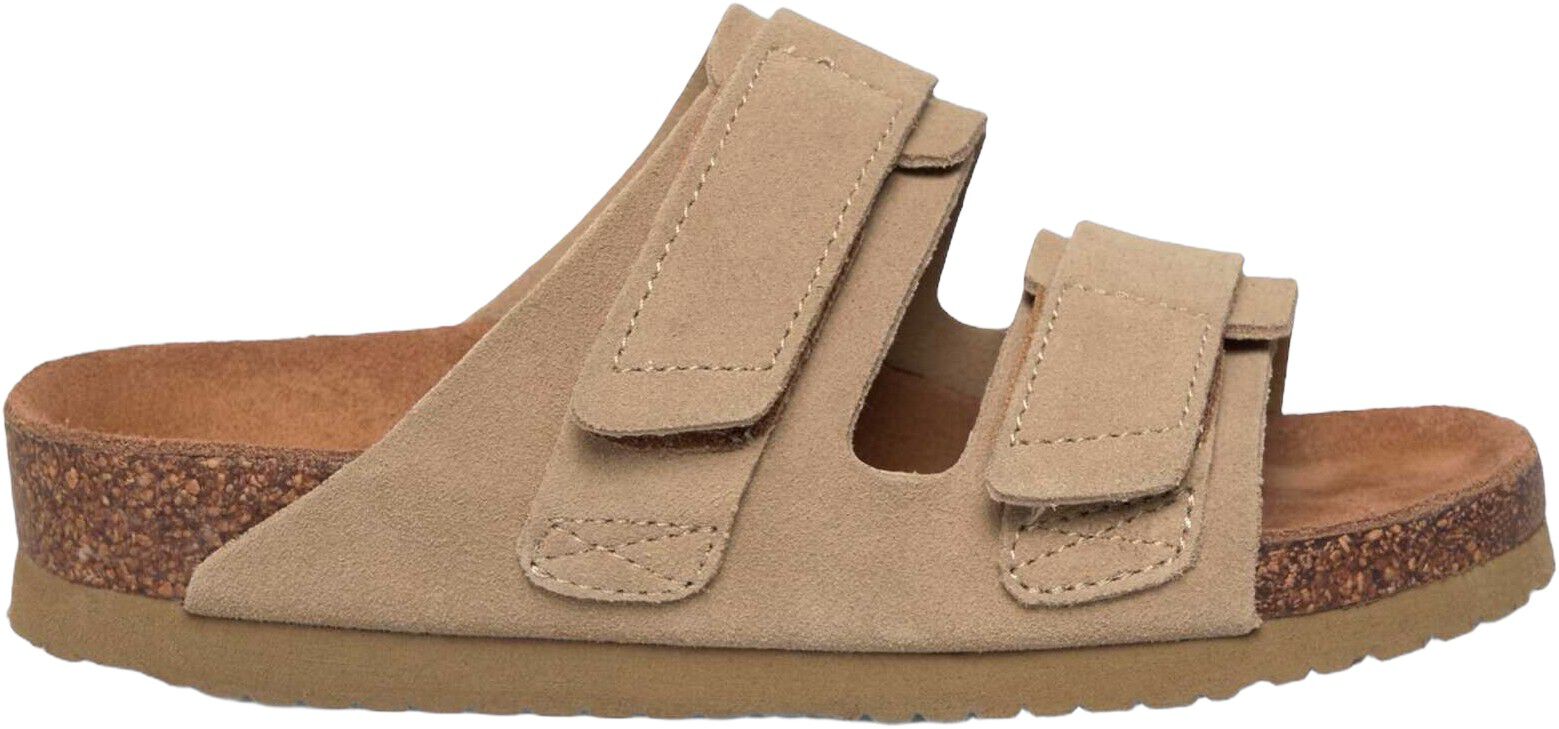 RHColina Leather Suede Strap Sandal