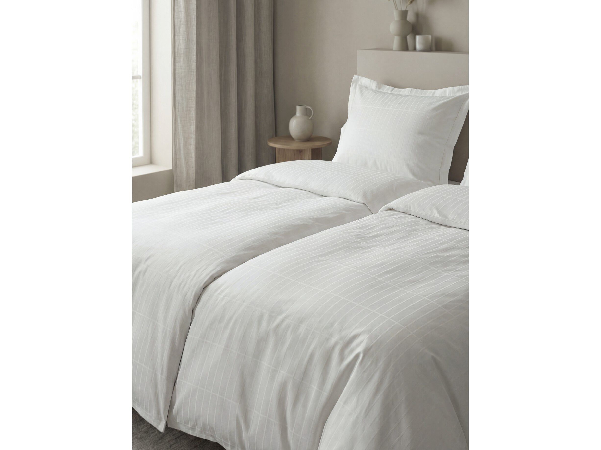 P&aring;slakanset 140x200 Essence Suite One Optisk vit