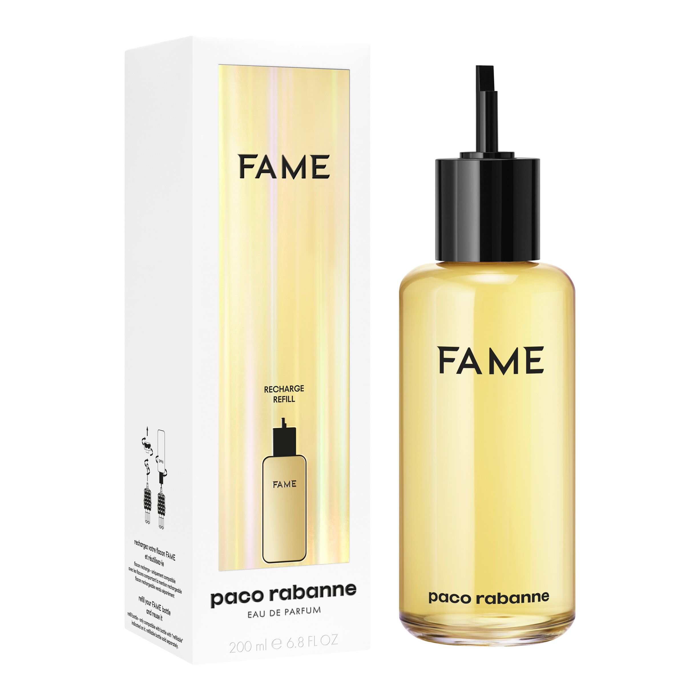 Fame Eau de parfum refill 200 ml