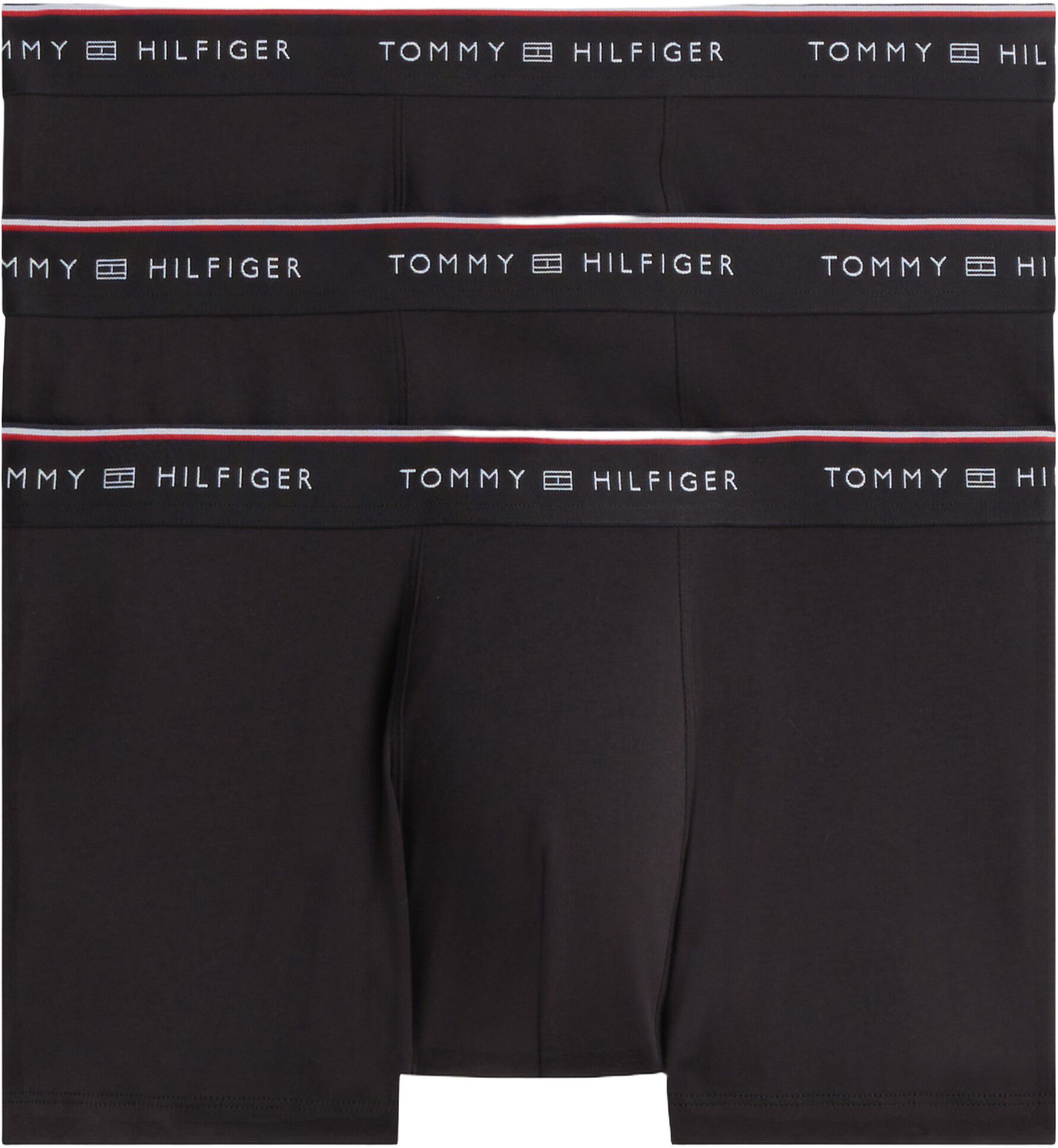 3-Pack Global Stripe Logo Waistband Trunks